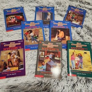 The Baby-Sitters Club Mystery Book Lot books 1-8